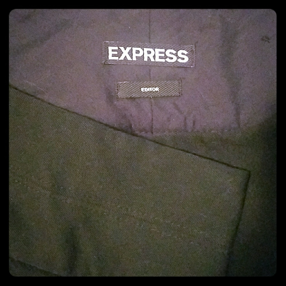 Black Express Editor Pants